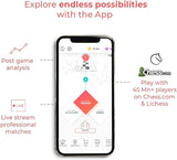 Square Off Pro - Scacchiera Elettronica portatile con IA, configurabile con Chess.com