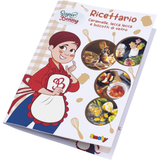 Super Benny's Kitchen with apron and recipe book