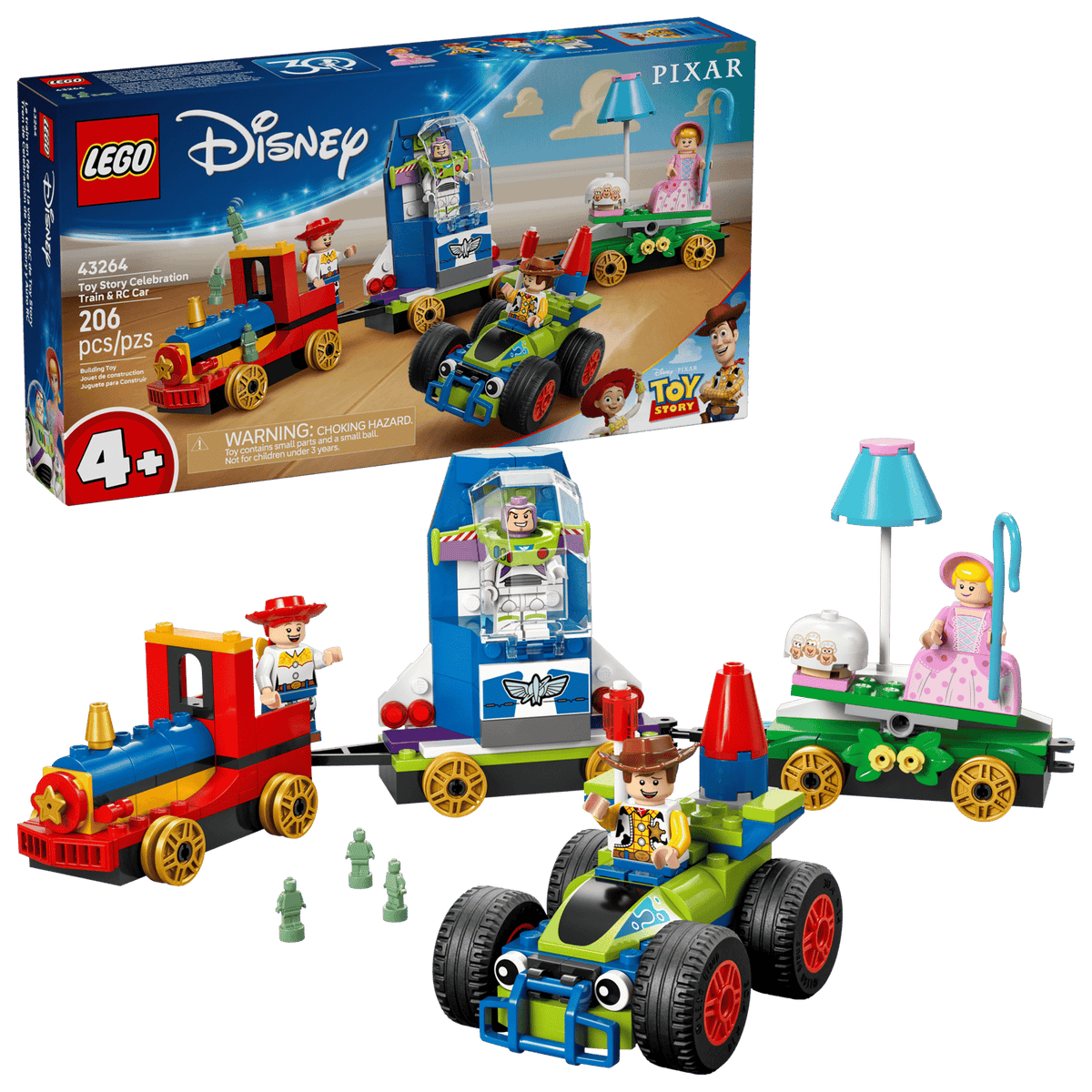 43264 Toy Story: Treno e Auto RC celebrativi