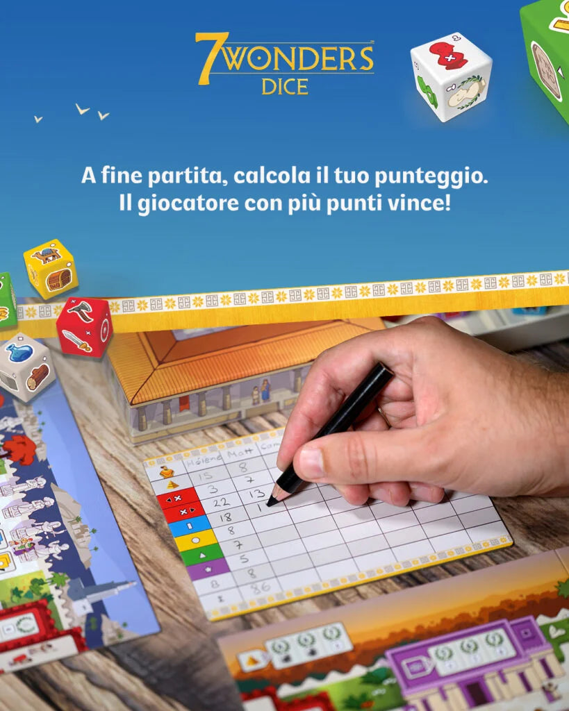 7 Wonders Dice