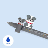 Set di 3 Penne Gel Cancellabili - Cagnolini