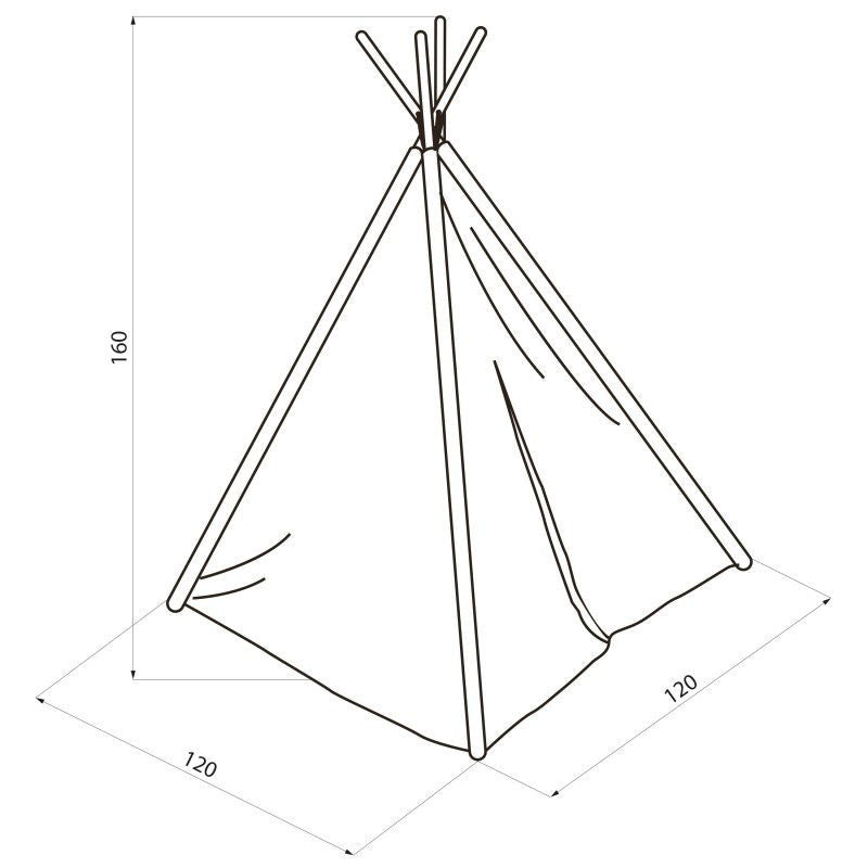LED Teepee Tent