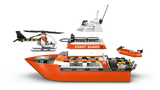 60504 Motoscafo di soccorso ed elicottero della Guardia Costiera