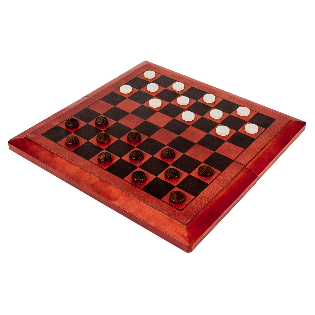 EG CLASSICI Dama & Scacchi in Legno Deluxe