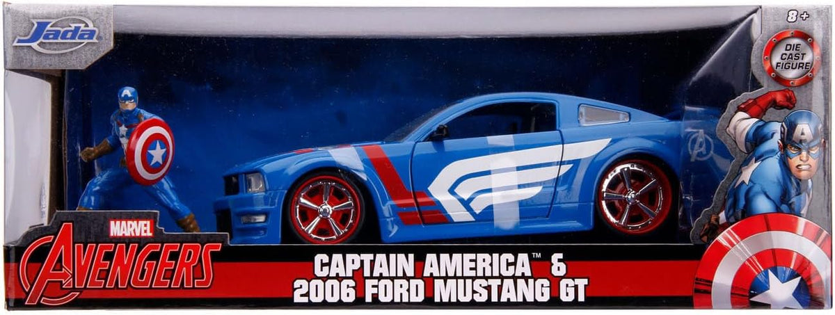 Jada - Marvel Captain America 2006 Ford Mustang GT 1:24 scale