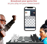 Square Off Pro - Scacchiera Elettronica portatile con IA, configurabile con Chess.com