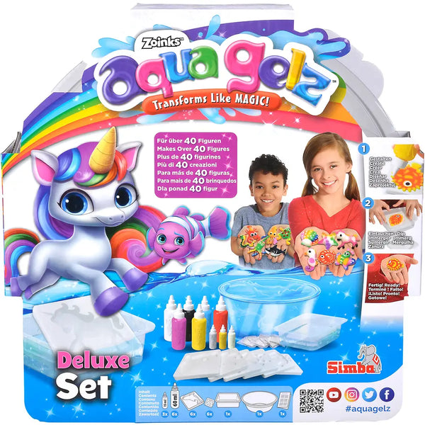 Aqua Gelz - Deluxe Set 9 tubetti + 6 stampi + ciotola