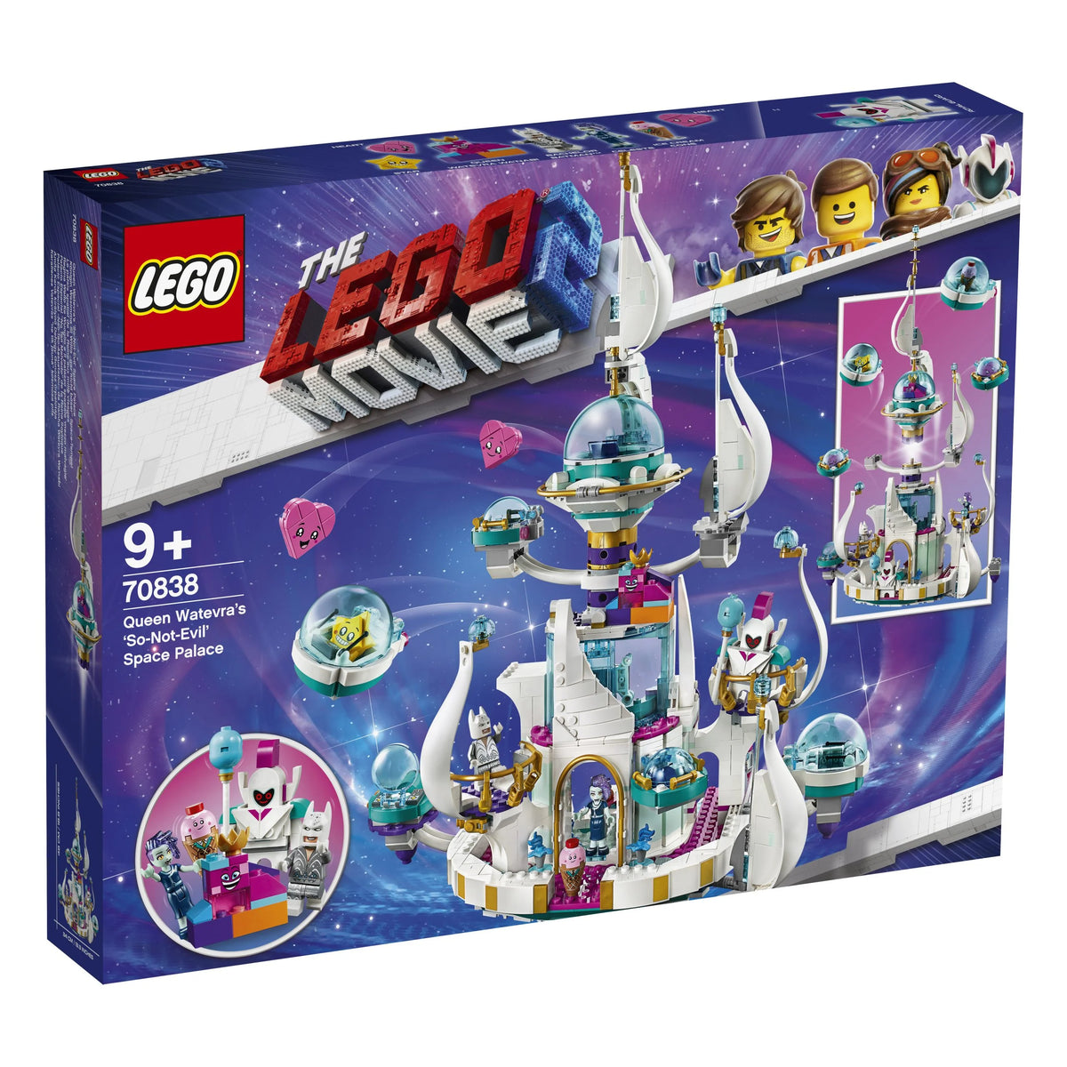 70838 Queen Watevra Wa'Nabi's 'Half-Evil' Space Palace - The LEGO Movie 2