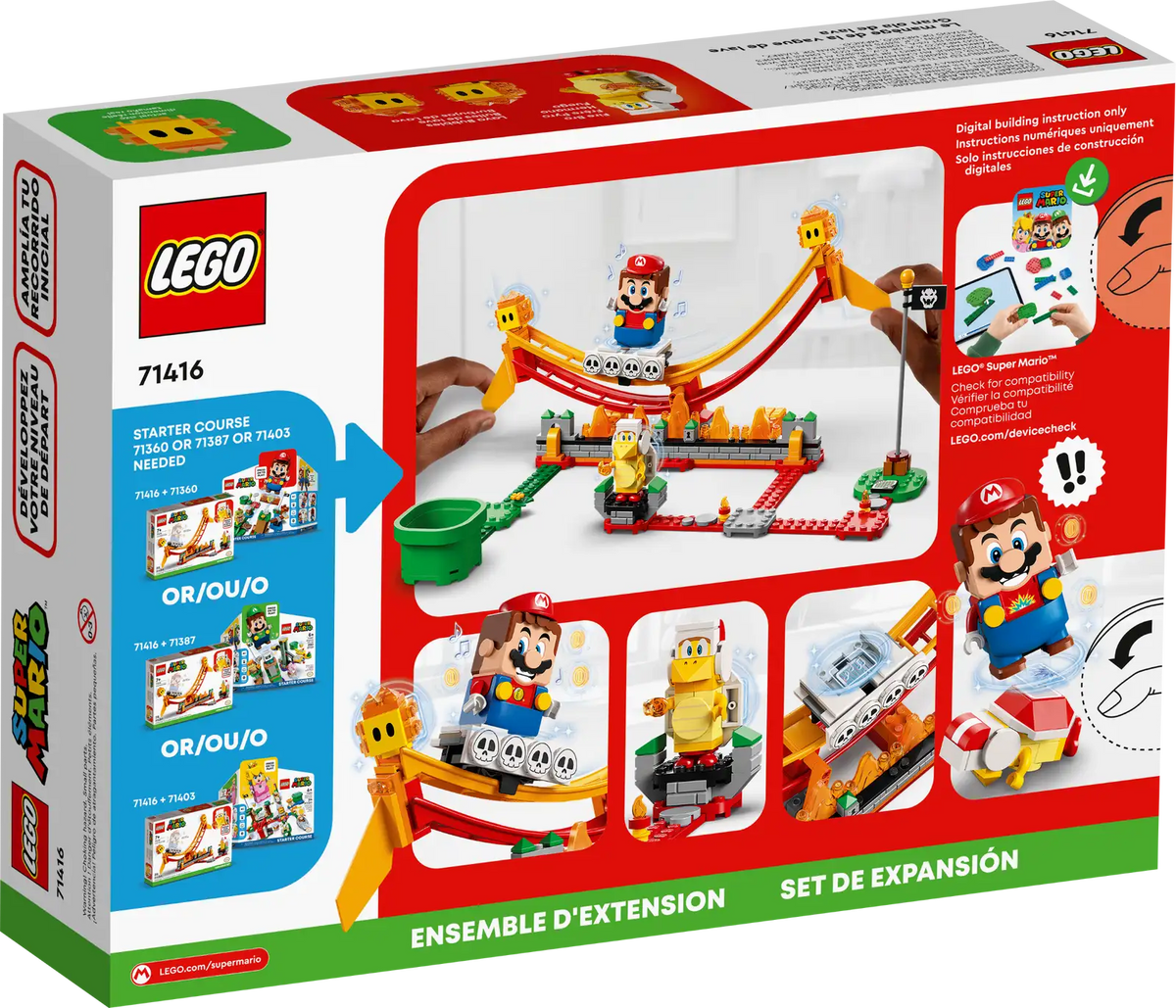 71416 Pack di espansione Giro sull'onda lavica
