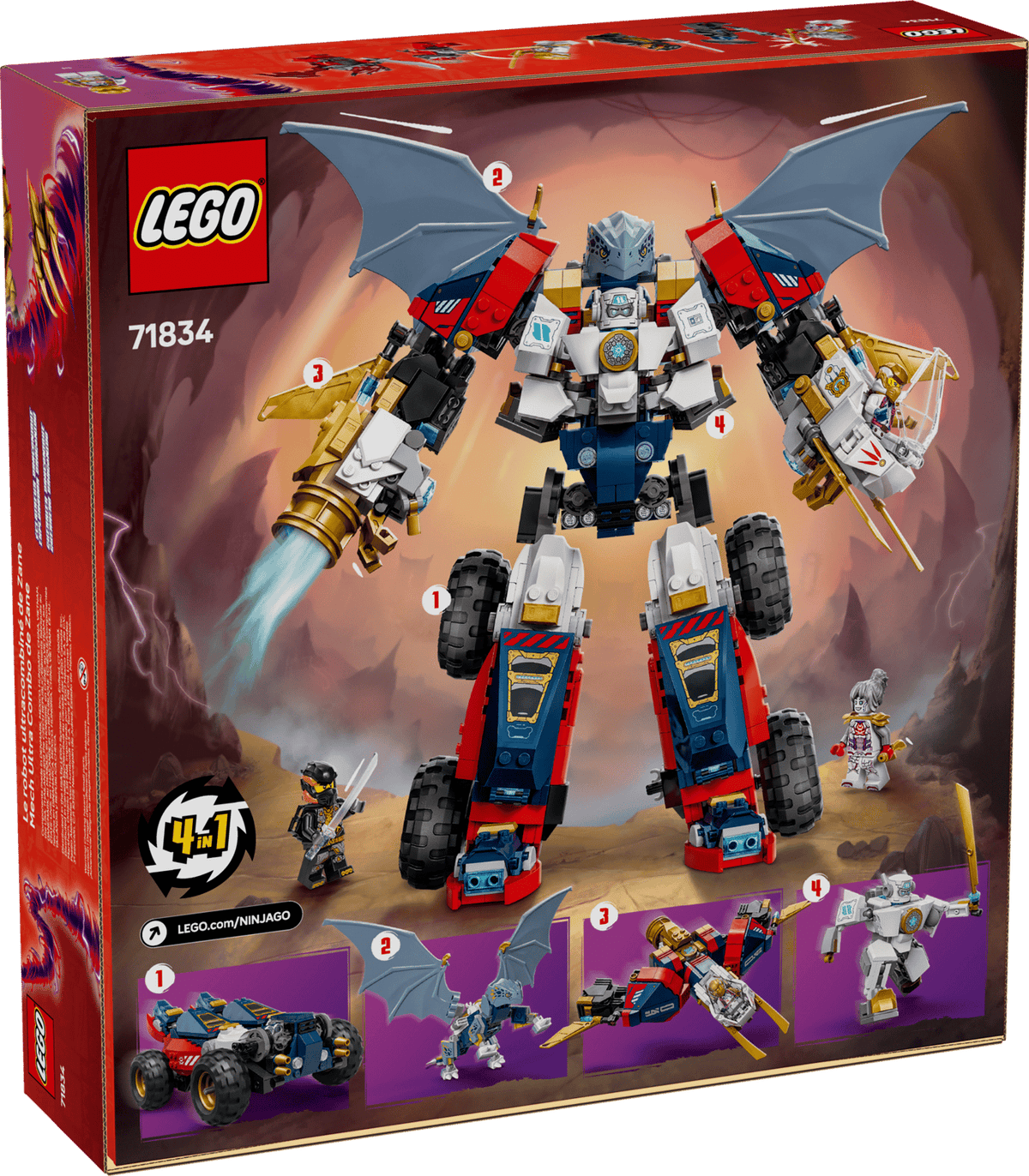 71834 Mech Ultra Combinatore di Zane