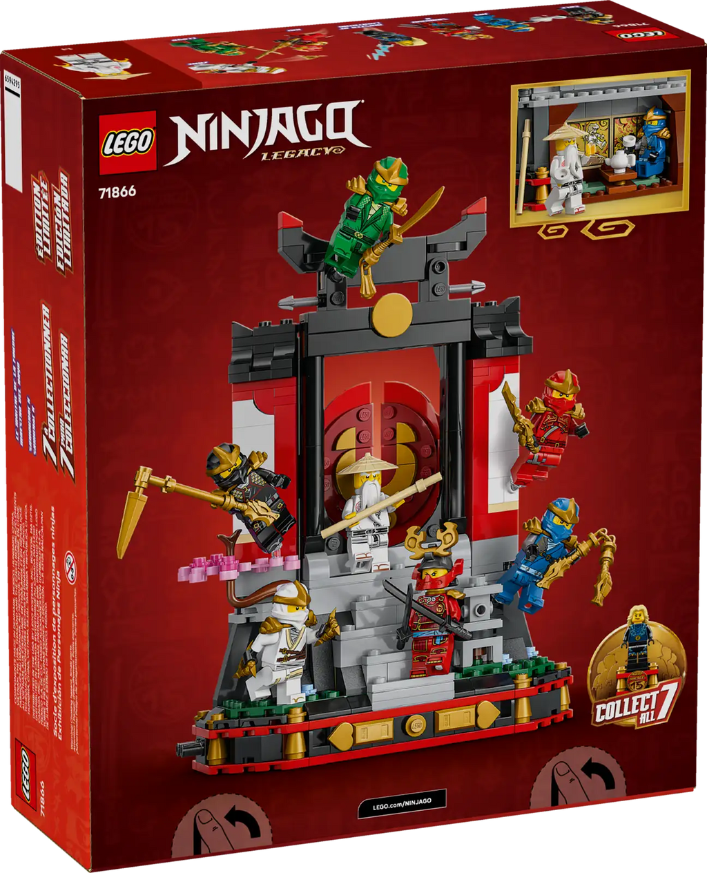 71866 Display personaggi Ninja – 15° anniversario