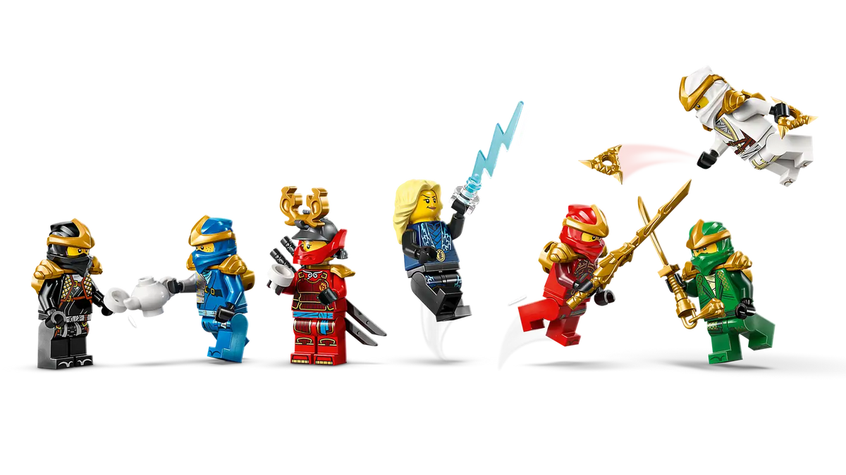 71866 Display personaggi Ninja – 15° anniversario