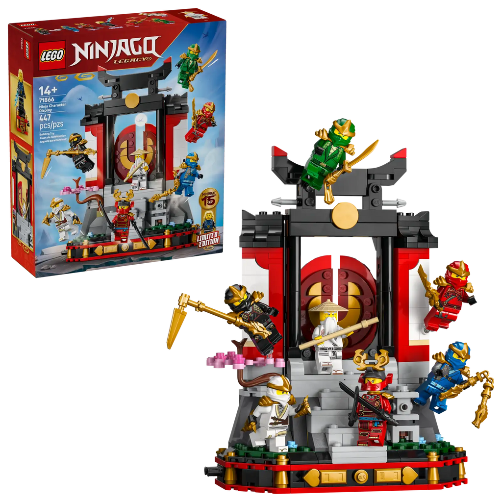 71866 Display personaggi Ninja – 15° anniversario