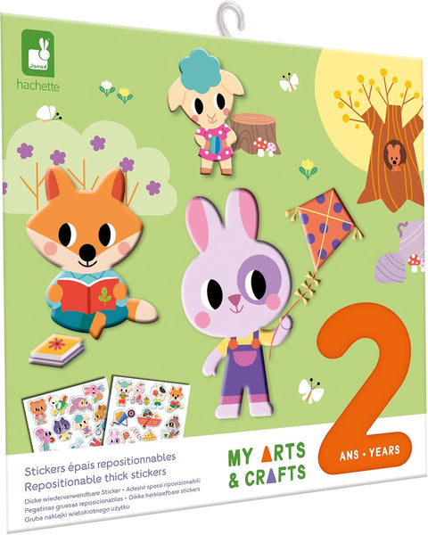 2 YEARS - THICK REPOSITIONABLE STICKERS