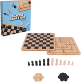 EG CLASSICI Dama, Scacchi & Tris in Legno