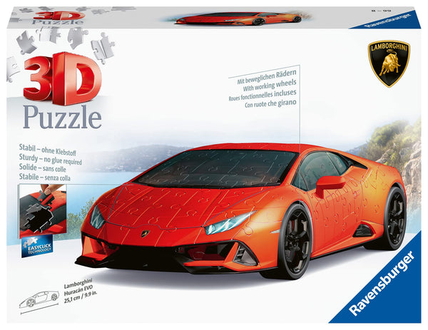 Lamborghini Huracán EVO Rossa - Puzzle 3D