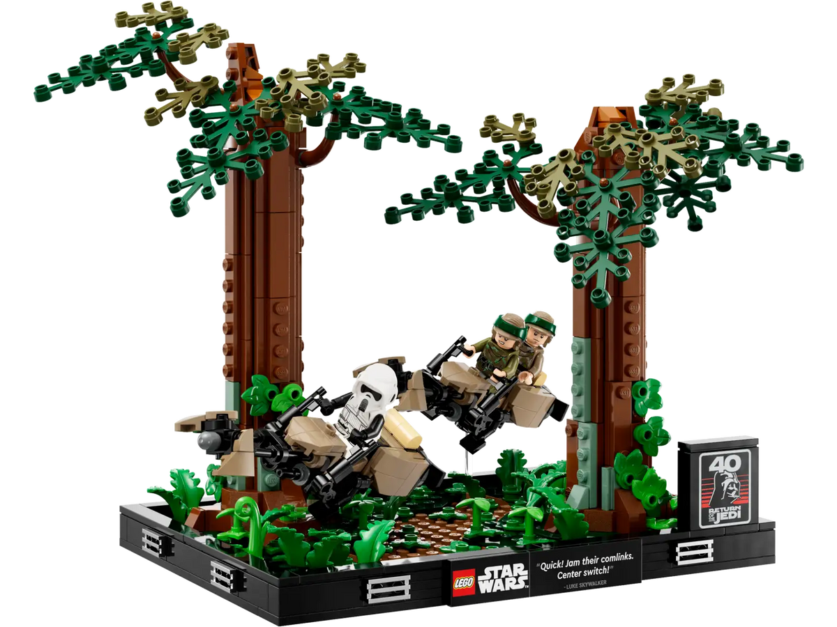 75353 Diorama Inseguimento con lo speeder su Endor™