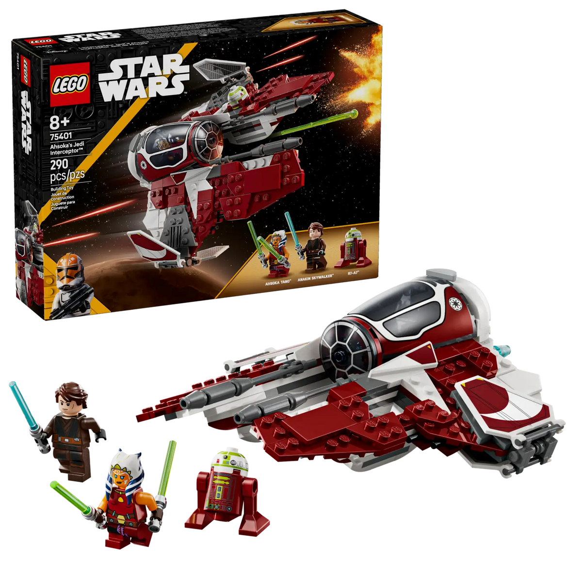 75401 Jedi Interceptor™ di Ahsoka