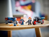 76260 Motociclette di Black Widow e Captain America