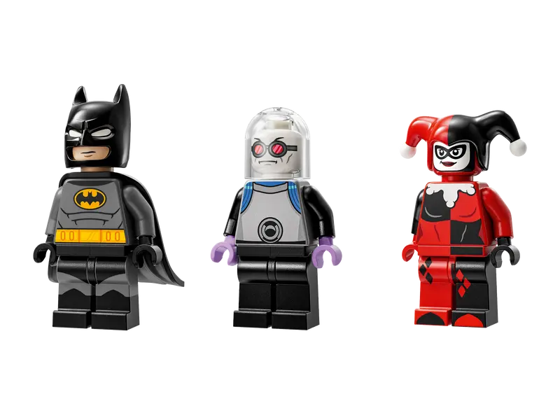 76274 Batman con Batmobile vs. Harley Quinn e Mr. Freeze