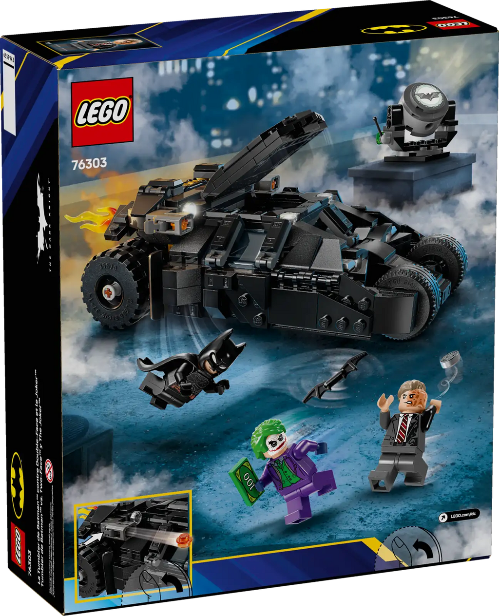 76303 Tumbler di Batman™ contro Two-Face™ e The Joker™
