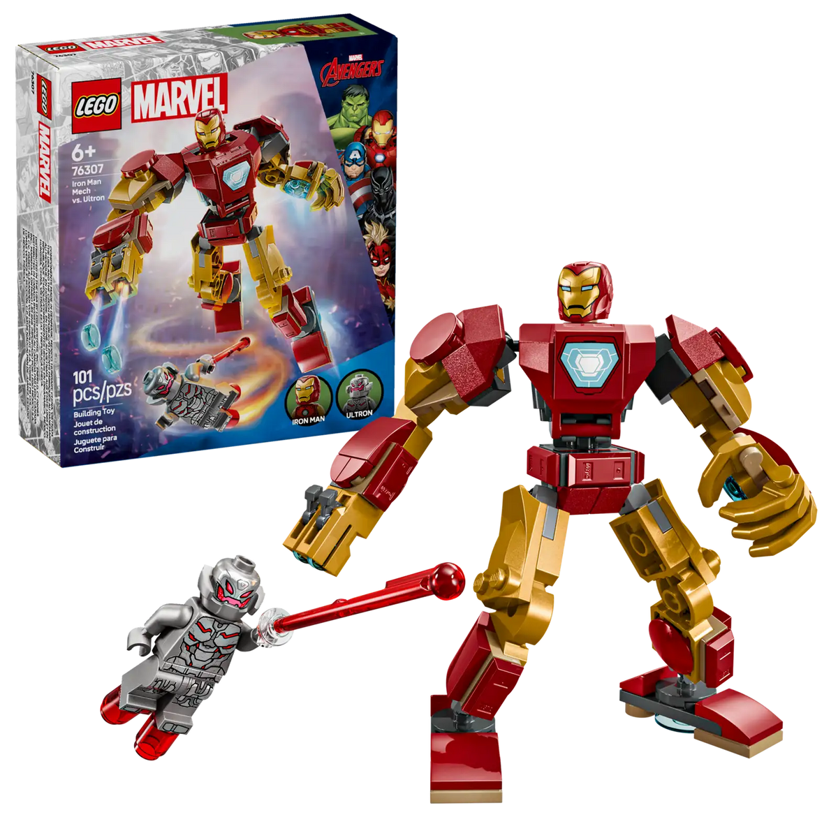 76307 Mech di Iron Man contro Ultron