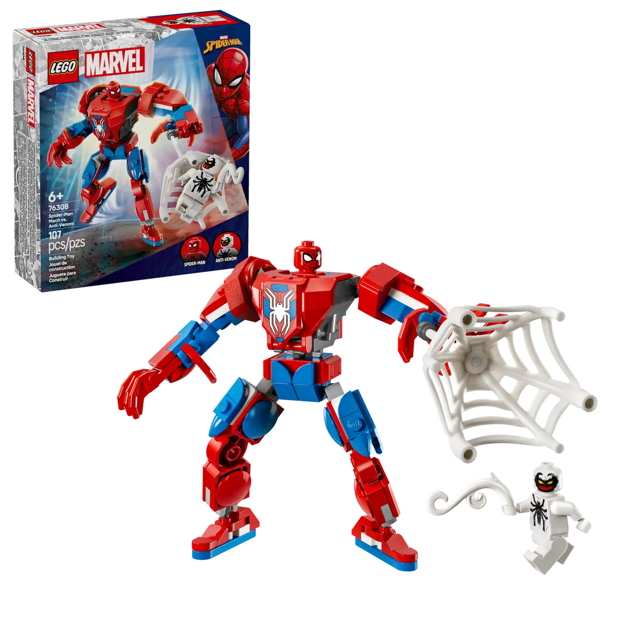 76308 Mech di Spider-Man contro Anti-Venom
