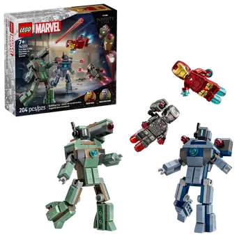 76320 Iron Man & War Machine contro i droni di Hammer