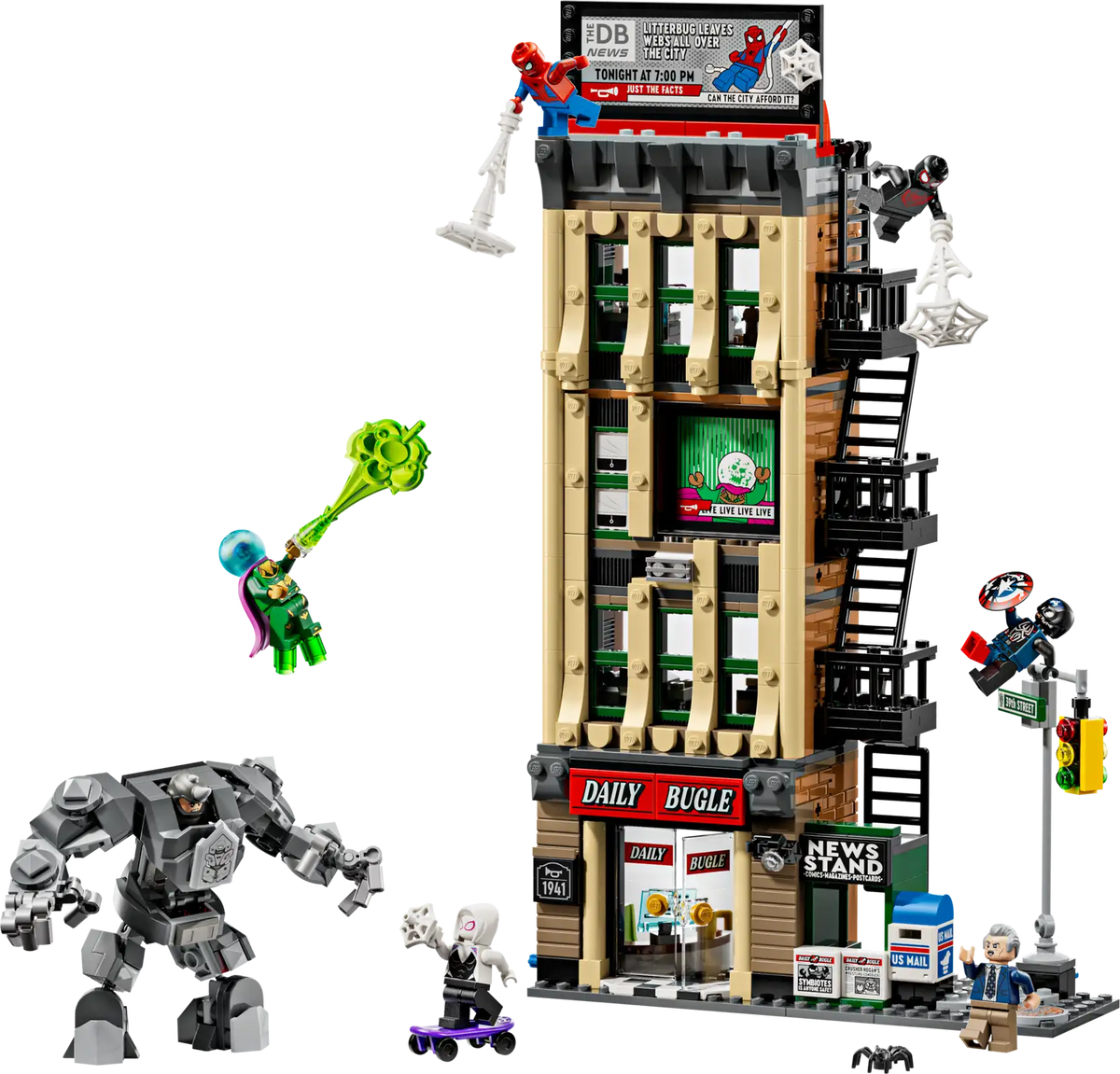 76342 Spider-Man vs. Mysterio: il Daily Bugle