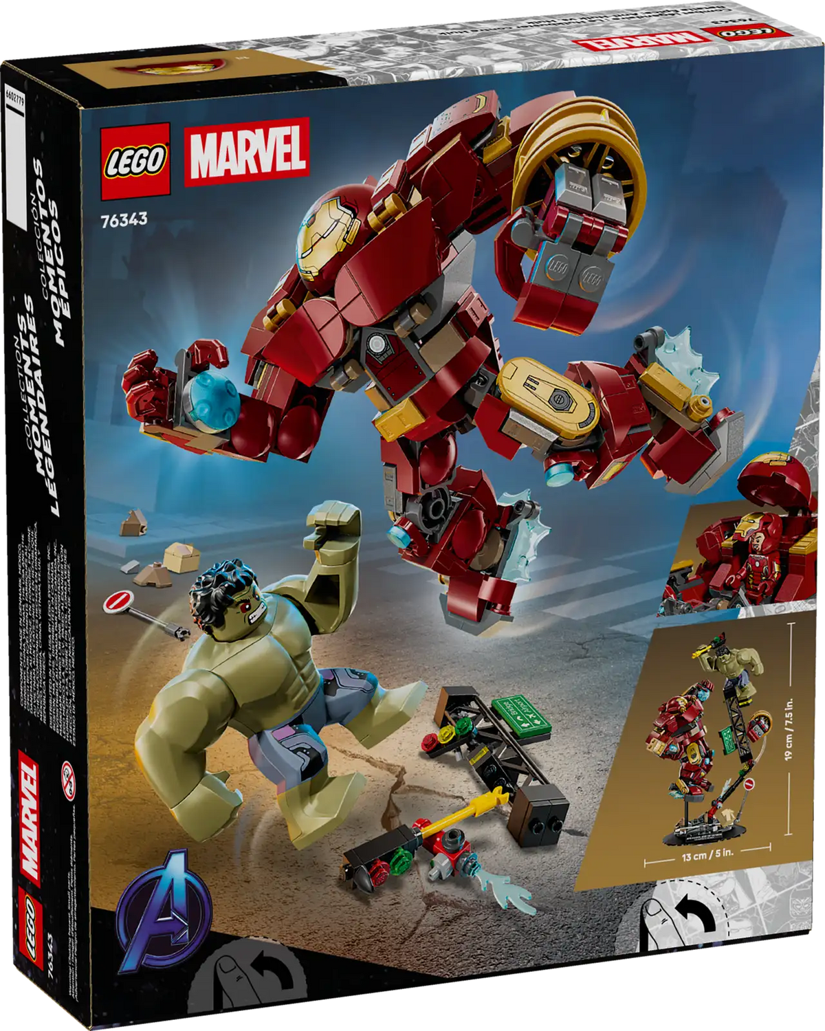76343 Battaglia epica: Hulkbuster vs. The Hulk