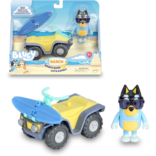 Bluey Quad con Personaggio Beach