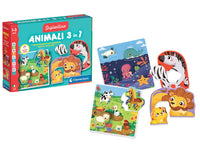 Montessori Baby - Gli Animali 3 in 1