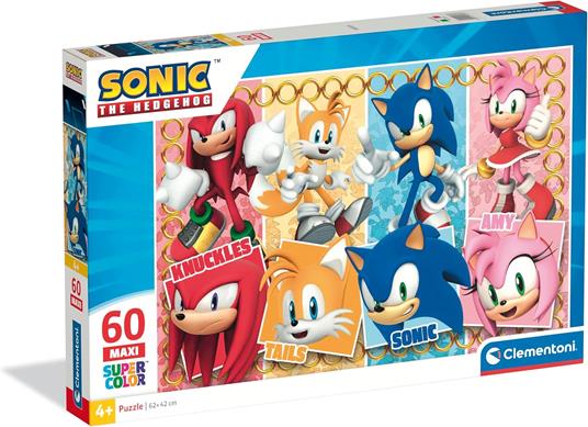 26073 - Puzzle 60 Maxi - Sonic