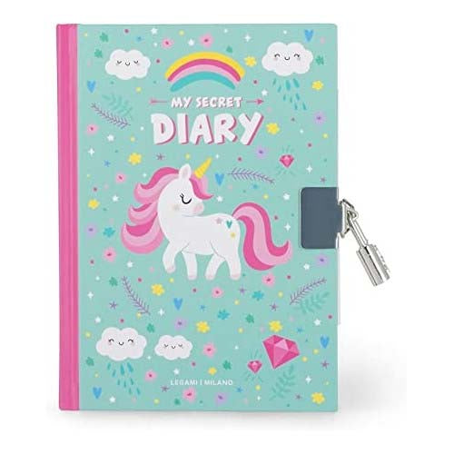 MY SECRET DIARY - DIARIO SEGRETO CON LUCCHETTO - UNICORN