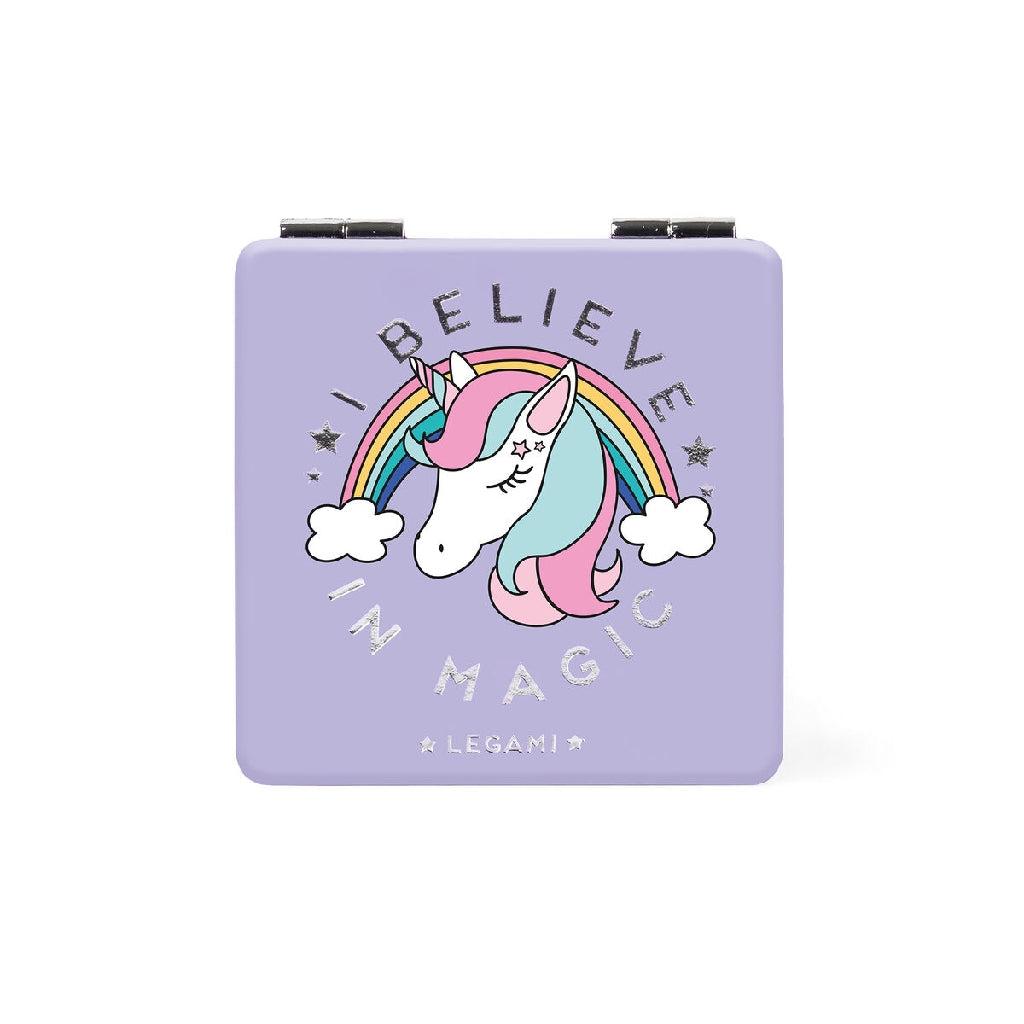 NICE TO SEE YOU Specchietto da Borsetta Unicorn