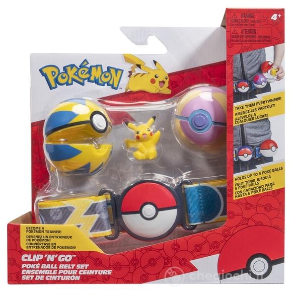 Pokémon Clip 'n' Go Poké Ball Set Cintura Pikachu