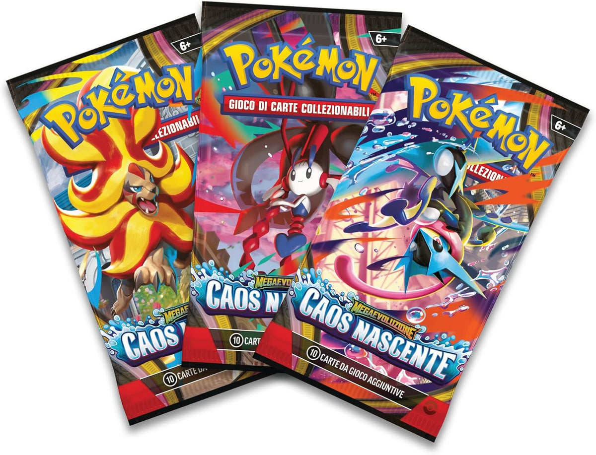 Pokémon M4 - Caos Nascente - Blister 3 Bustine