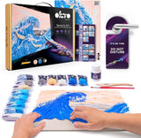3D Painting  - Big wave in Kanagawa