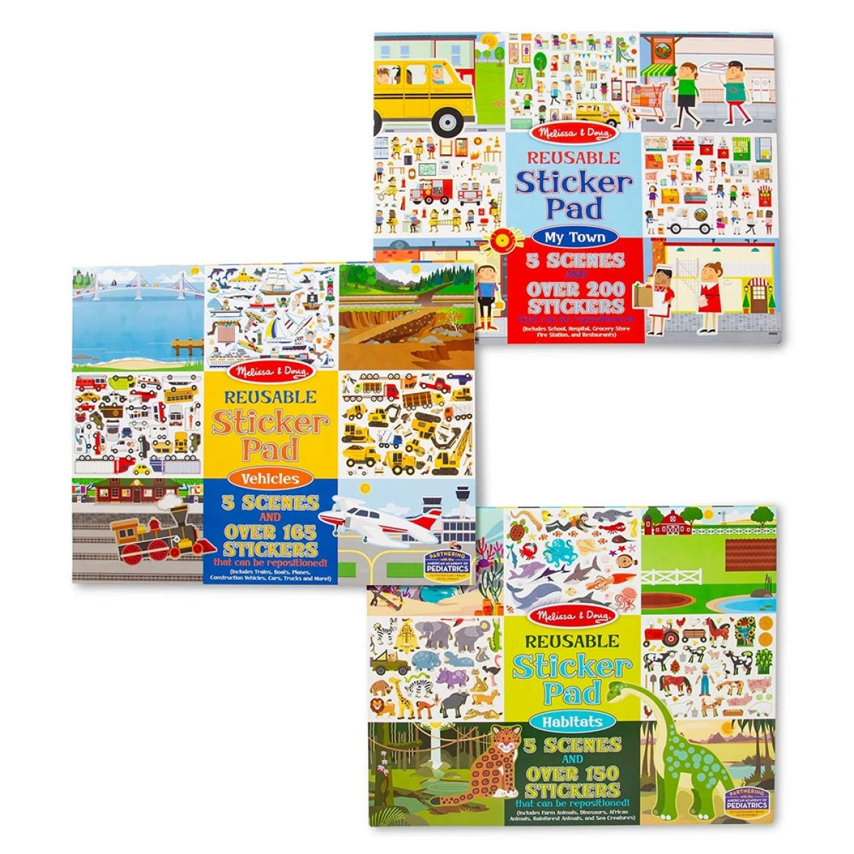 Stickers Riutilizzabili Assortiti