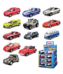 Maisto Power Racer - Backloading - Assorted Models 1:43 Scale