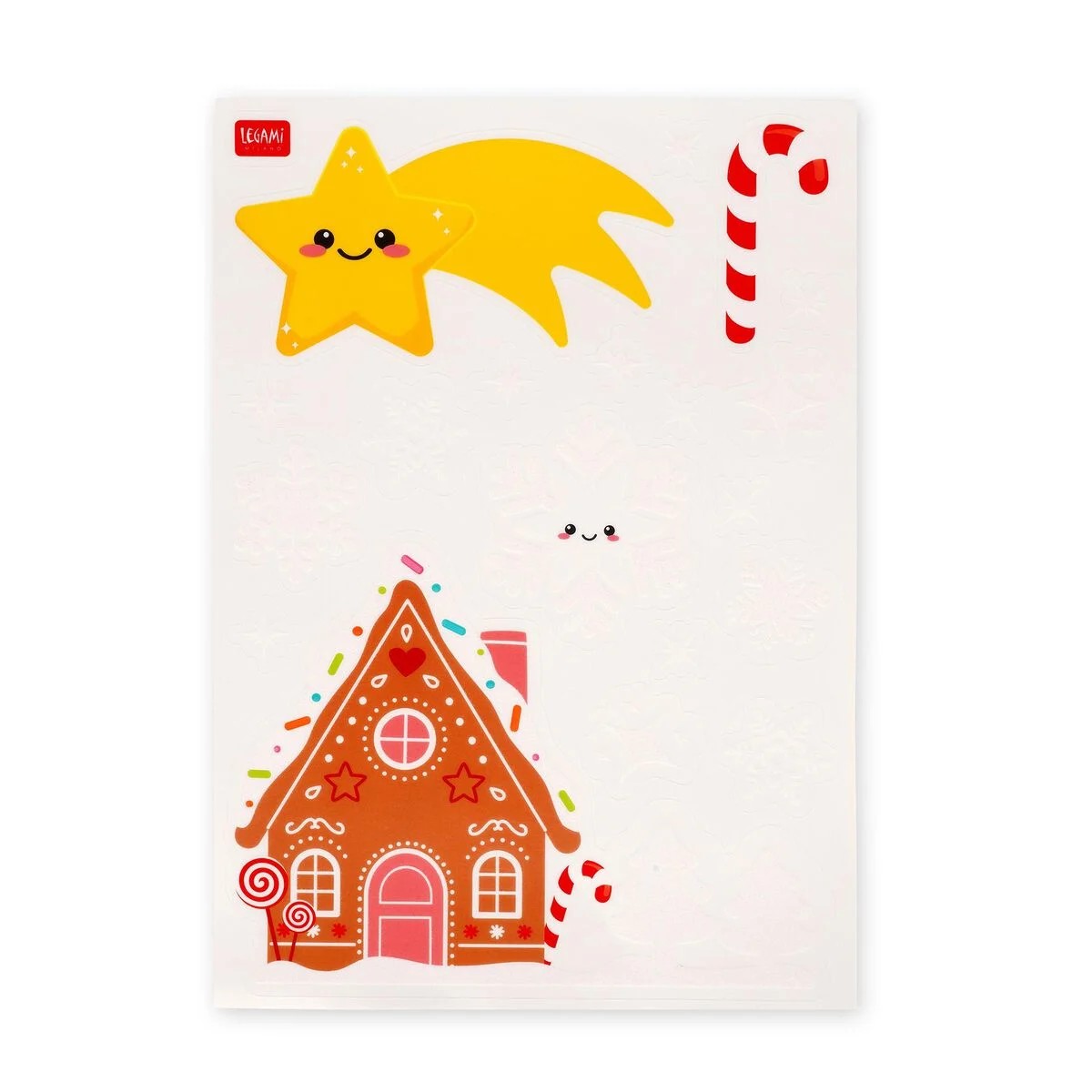 35 STATIC CLING STICKERS - WINDO-WOW - CHRISTMAS