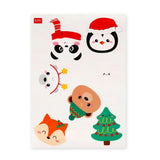 35 STATIC CLING STICKERS - WINDO-WOW - CHRISTMAS