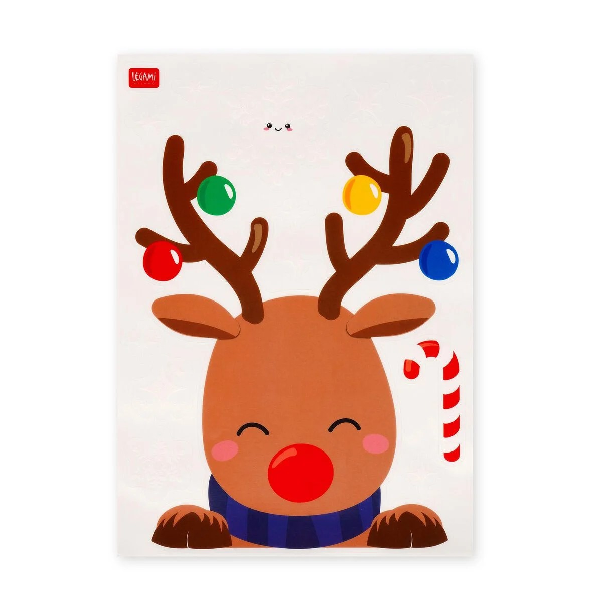 35 STATIC CLING STICKERS - WINDO-WOW - CHRISTMAS