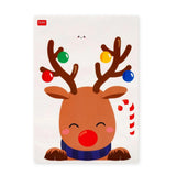 35 STATIC CLING STICKERS - WINDO-WOW - CHRISTMAS