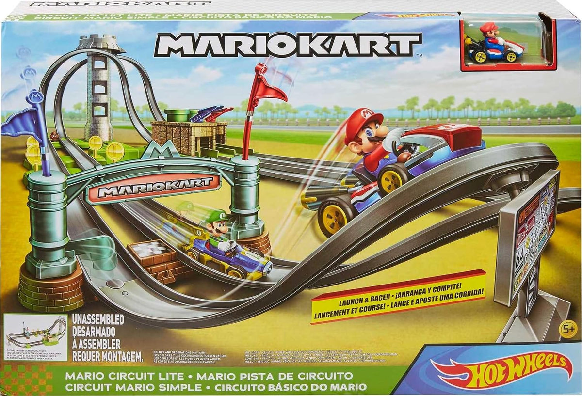 Hot Wheels Mario Kart Pista Circuito Base