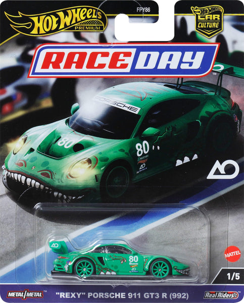 Hot Wheels Premium Car Culture “Rexy” Porsche 911 GT3 R(992) HRV72
