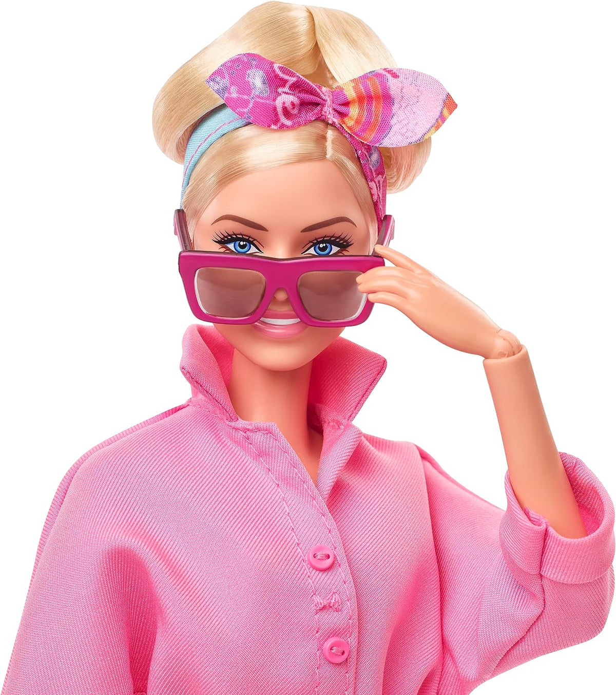 Barbie Movie doll in pink power tracksuit HRF29