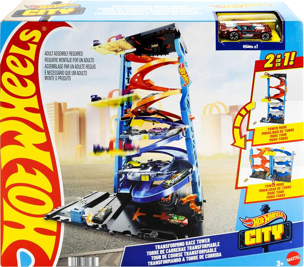Hot Wheels Garage delle Corse Trasformabile