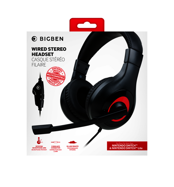 Cuffie Gaming Stereo Switch