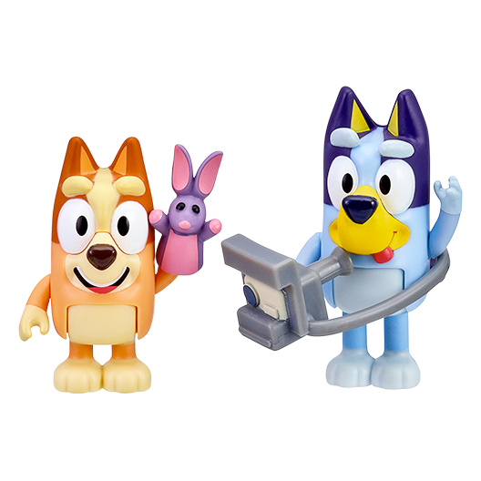 Coppia di personaggi Bluey